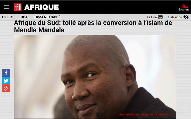 Mandla Mandela s'est converti l'islam